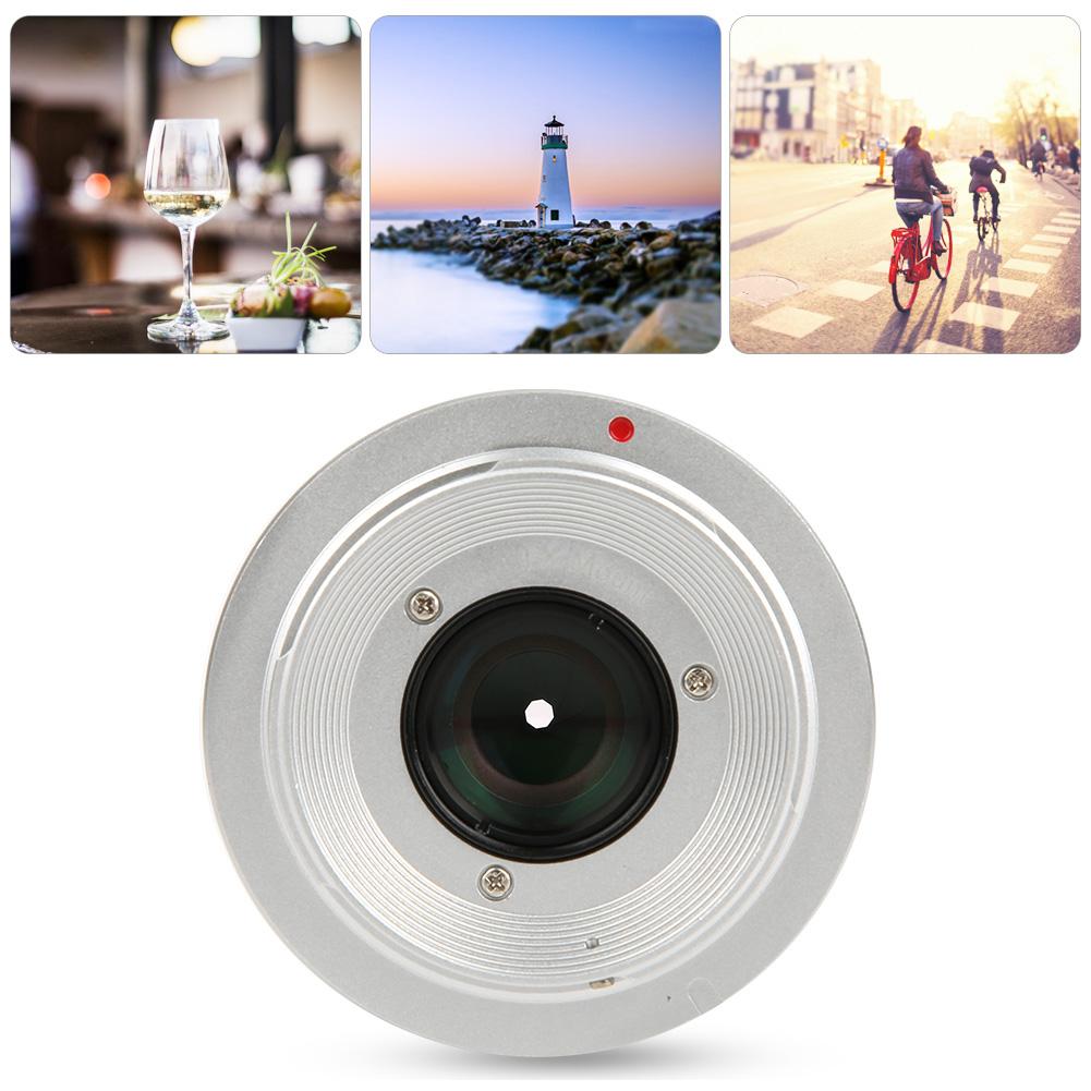 NEWYI 25mm F1.8 Mark II Szkło Optyczne Srebrny Duży Otwór Przysłony Stałoogniskowy Manualny Krajobraz Humanistyczny