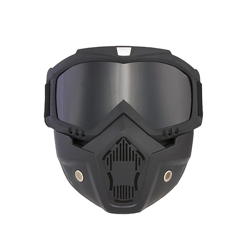 Dustproof Motocross Glasses Adjustable Motorcycle Goggles Breathable Full Face Protective Motorbike Dirt Bike Off-road Mask
