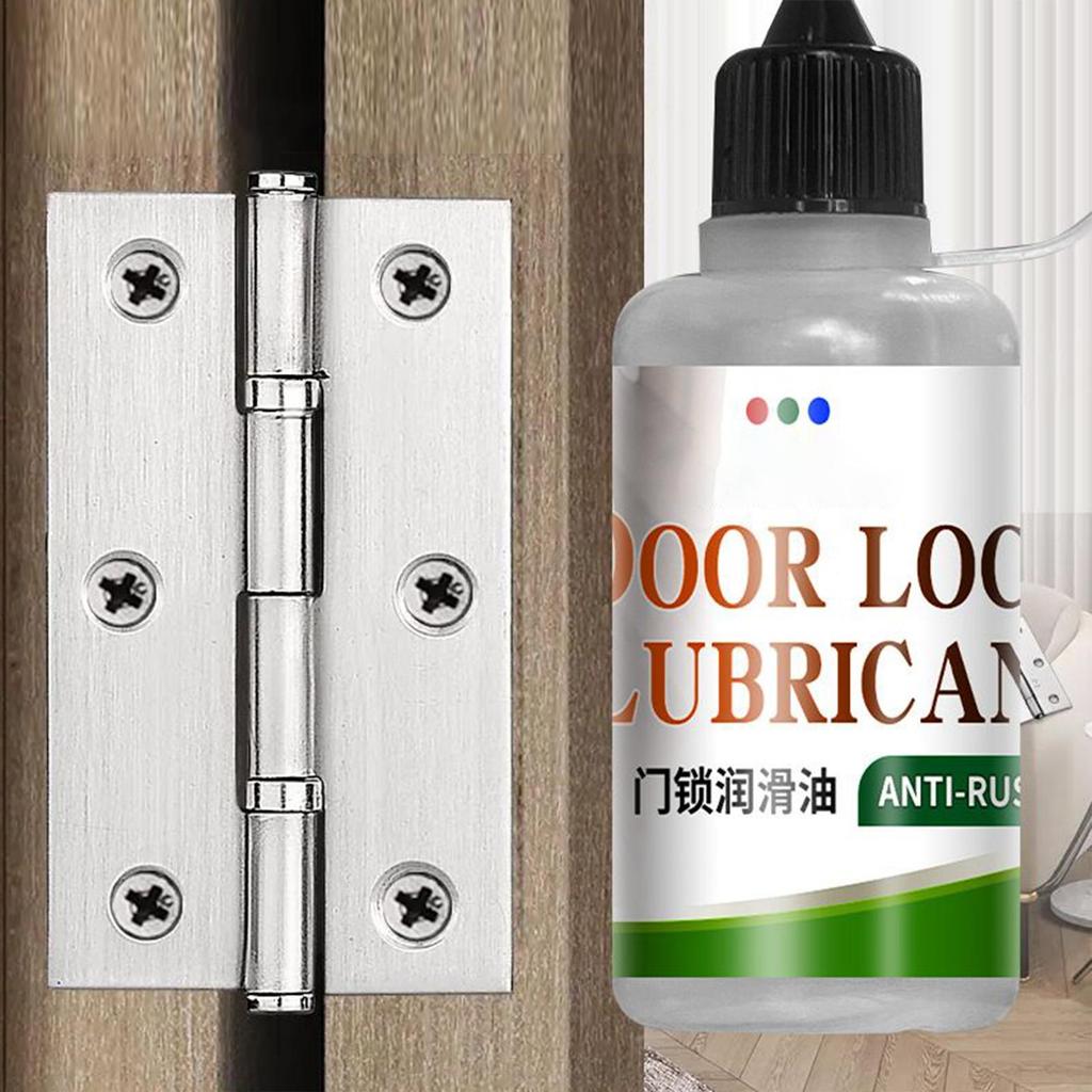 Garage Door Oil 30ml Rust-Resistant Long-Lasting Protection Door Squeaky Fix Lubricating Oil For Locks Sliding Tracks Hair