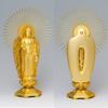Amitabha Buddha gold Shuun Shinshu Honganji Takaoka bronzeware Buddha statue, 15.7cm (24k plated), sculptor Makita, model "Jodo (West)", (Amitabha