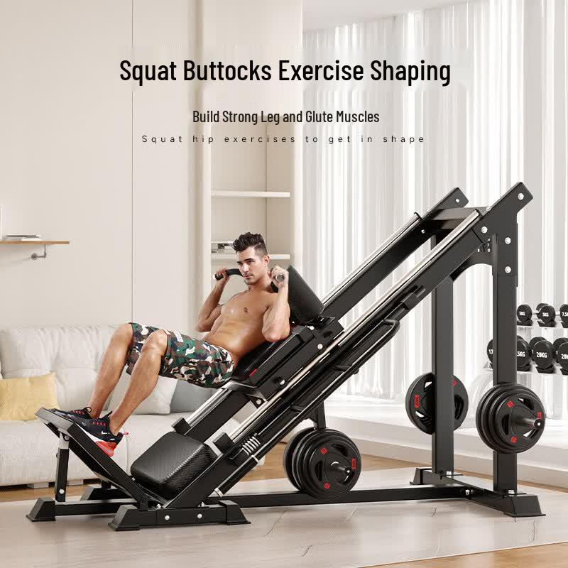 Leap-level Tiger Home 45-Degree Leg Press & Squat Machine