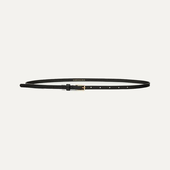 Mini Leather Belt Black