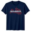 Latvia Map Flag Geography Unisexs TShirt Ladies Tee Graphic Unisex Top