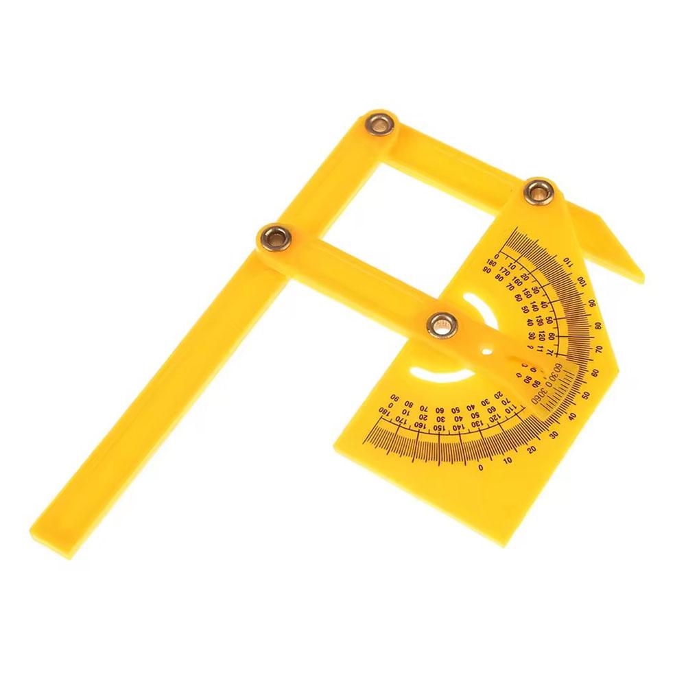 Plastic angle conveyor for carpentry, angle ruler, corner finder, carpentry tools, 0° to 180°
