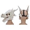 Latex Simulation Dinosaur Skull Mask Head Cover Halloween Costume Party Cosplay Props Decoration