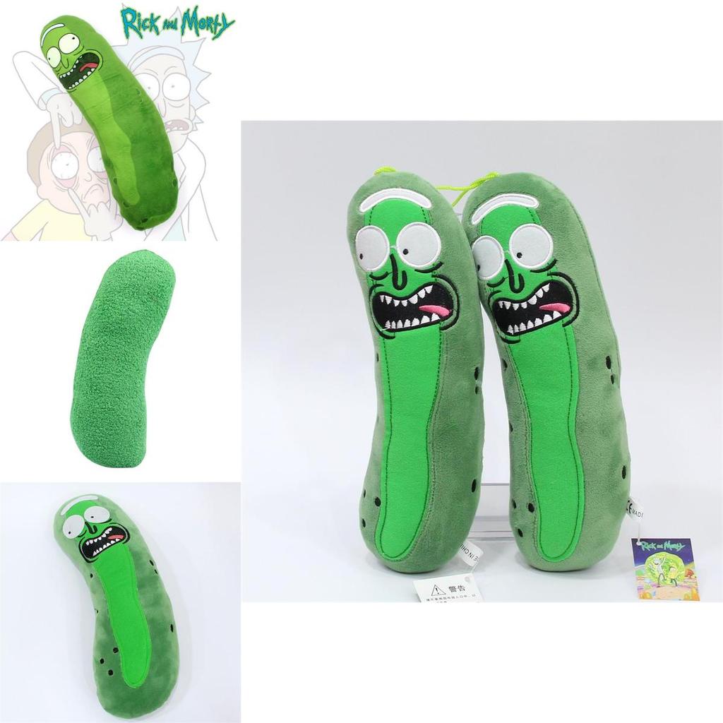 Rick And Morty Gurka Gosedjur Med PP-Bomull För Barnpresent Och Samlarobjekt