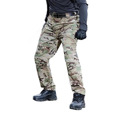 Men Camo Multi-Pockets Quick Dry Outdoors Sports Tactical Trousers Cargo Pants
