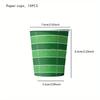 10Guests Rugby Disposable Tableware Super Bowl Party Paper Plates Napkins Cups Sports Rugby Happy Birthday Party Decor