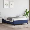 347056 vidaXL Bed Frame Blue 120 X 200 Cm Fabric