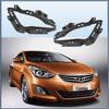 Compatible with Hyundai Elantra 14th Gen Front Fog Lamp Frame & Cover