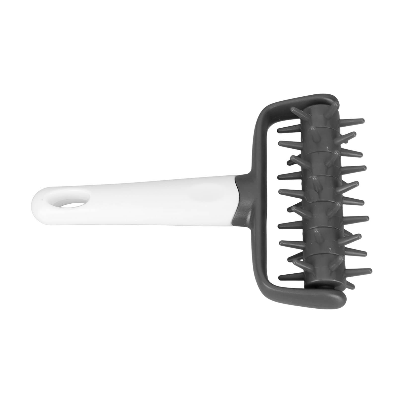 

Pizza Dough Docker Roller Prevent Blistering Dense Pizza Docking Tool with Spikes for Home Kitchen