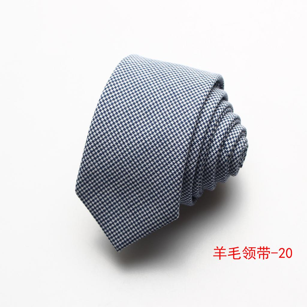 Men'S Business Dress Striped Wool Jacquard 5.5Cm Men'S Tie, Groom Best Man Suit Tie Men'S