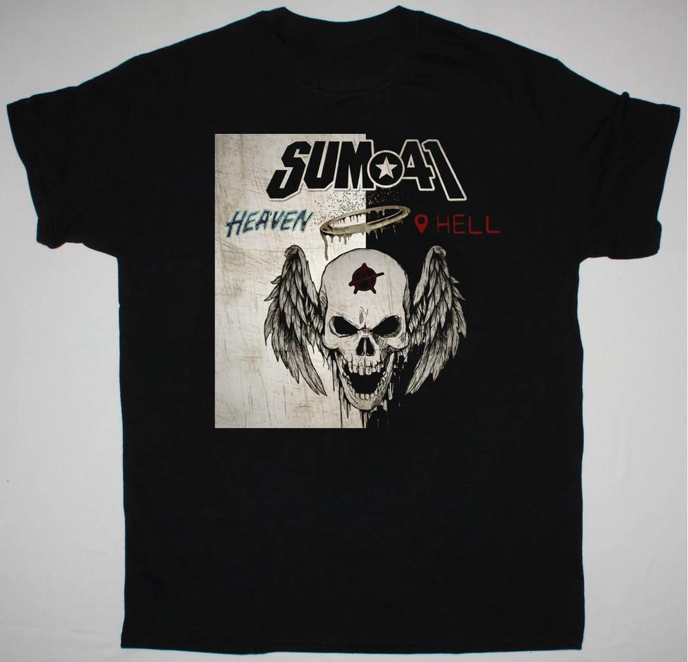 Heaven x Hell Album Sum 41 Band TShirt Men Women Cotton Tee PR678 Unisex T-Shirt S
