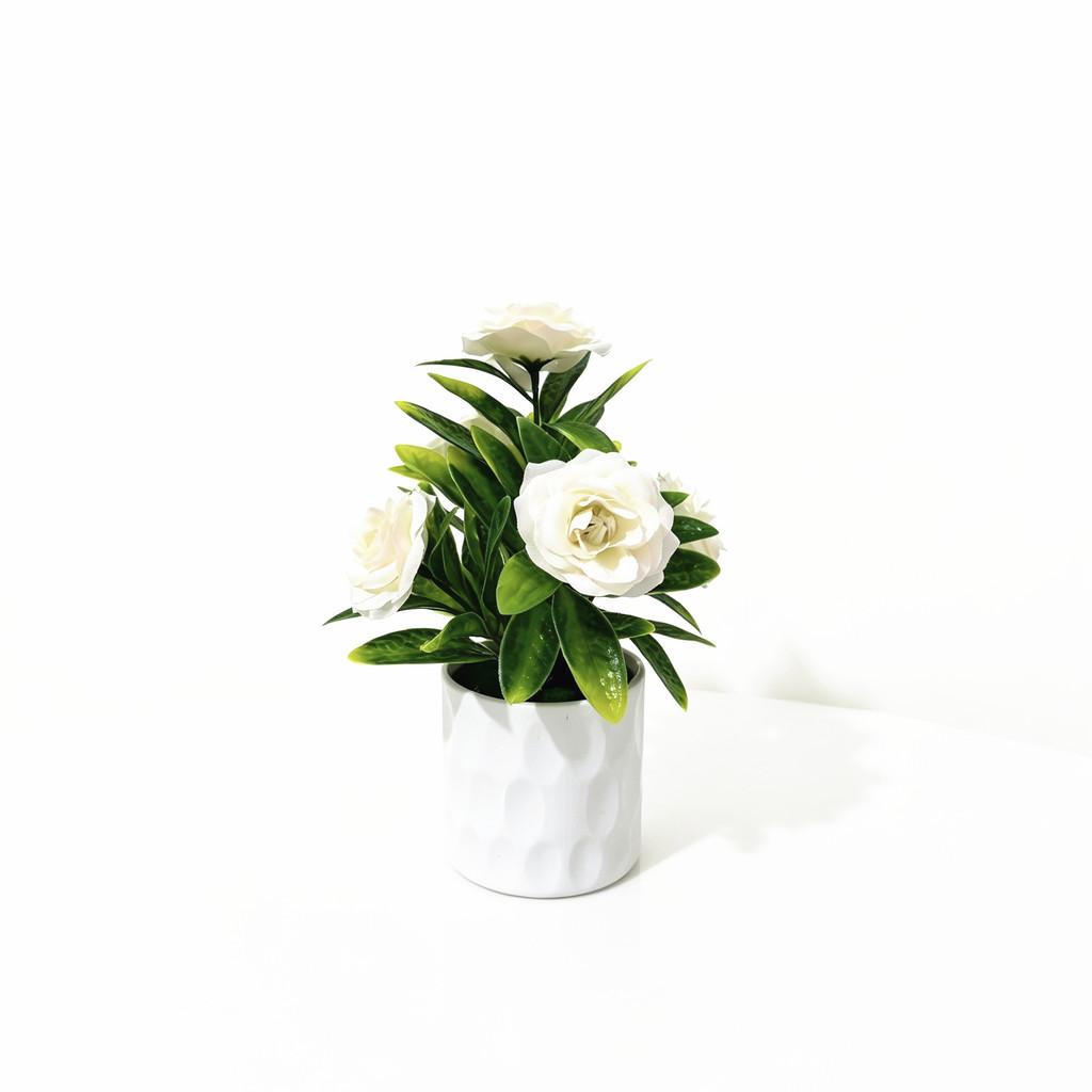 Romantic Rose Artificial Plant With Plastic Material For Wedding Decor And Photography Props