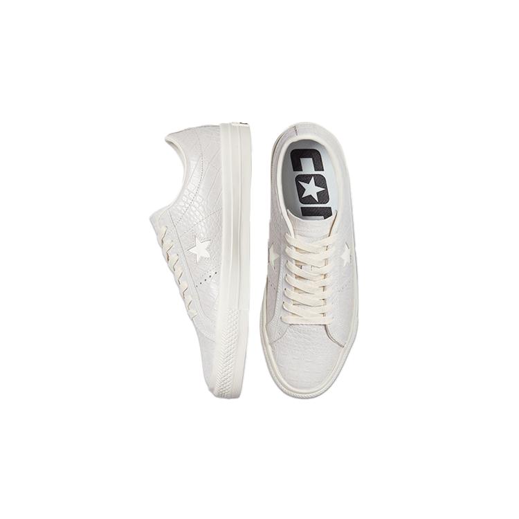 One Star Converse Pro Low 'Croc Emboss - Egret' 170707C