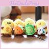Cute Animal Plush Toy Pendant With Soft Short Pile For Bags And Keys