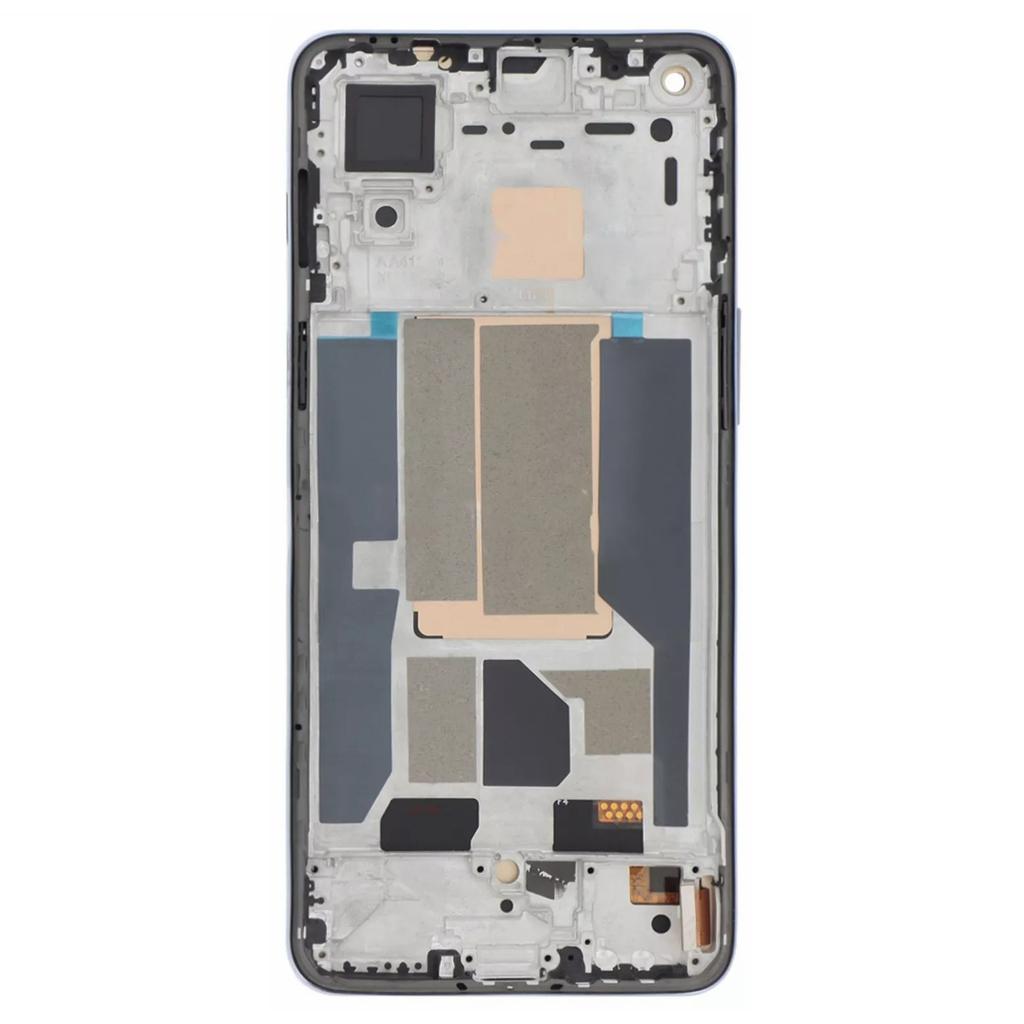 Pro OnePlus Nord 2 5G OEM třída S AMOLED obrazovka a sestava digitizéru+rámeček (Bez loga)