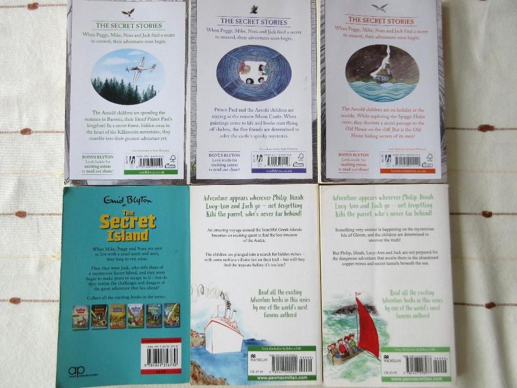 [USED] Enid Blyton The Secret Island Series 6 Books