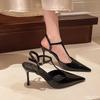 Women's high heels sexy pointed thin high heels summer new style high-end elegant temperament versatile sandals