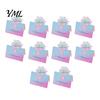 Foldable Note Cards 10Pcs 3D Bouquet Greeting Card, Thank You Best Wishes Card Folding Floral for Mother's Day Father's Birthday