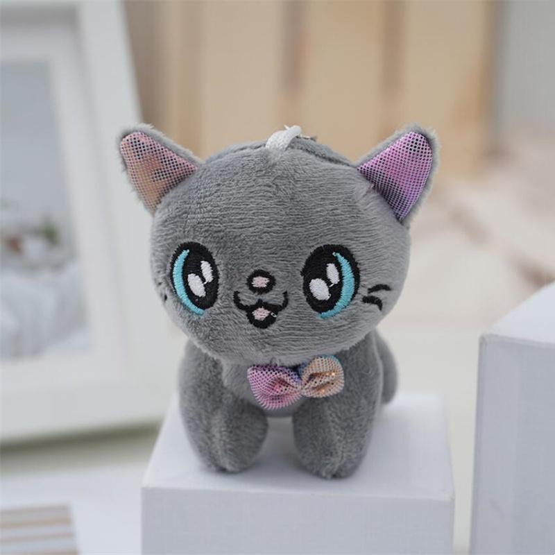 

10 см плюшевые мягкие игрушки милые кошки животные автомобиль комната украшение брелок сумка подвеска наполнитель игрушка кукла рождественские подарки