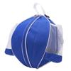 Round Mesh Basketball Bags Oxford Cloth Football Storage Pouch for Indoor Exercise SportBlue Cloth with White Edges