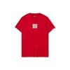 Li Ning Sports Fashion Collection T Shirts Unisex Red Crew Neck Moderate Straight Fit AHSQ639-3