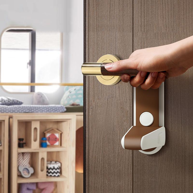 Child Lock Anti-child Opening Device Anti-dog Opening Door Cat Pet Room Door Lock Baby Protection Easy To Install