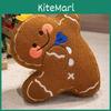 Weihnachts-Lebkuchenmann Plüschtier mit PP-Baumwolle für Kinder und Feiertagsgeschenke