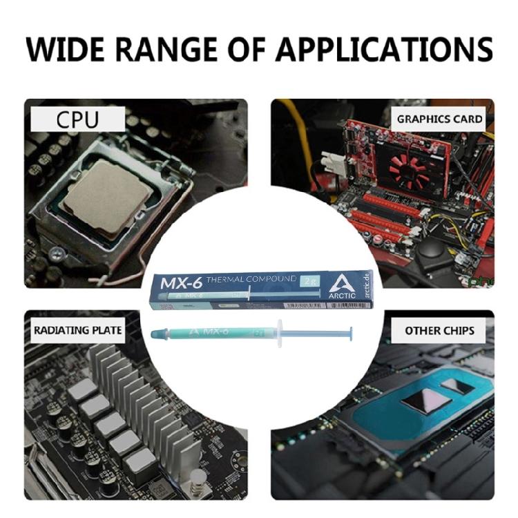 Thermisch leitfähige Klebepaste für die Wartung von Computer-Hardware Überlegene Wärmeleitpaste für CPU GPU Thermals Management