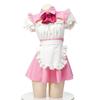 Lolita Anime Cosplay Costumes High Quality Pink Maid Outfit Apron Dress Female Anchor Sexy Lingerie Servant Uniform Set
