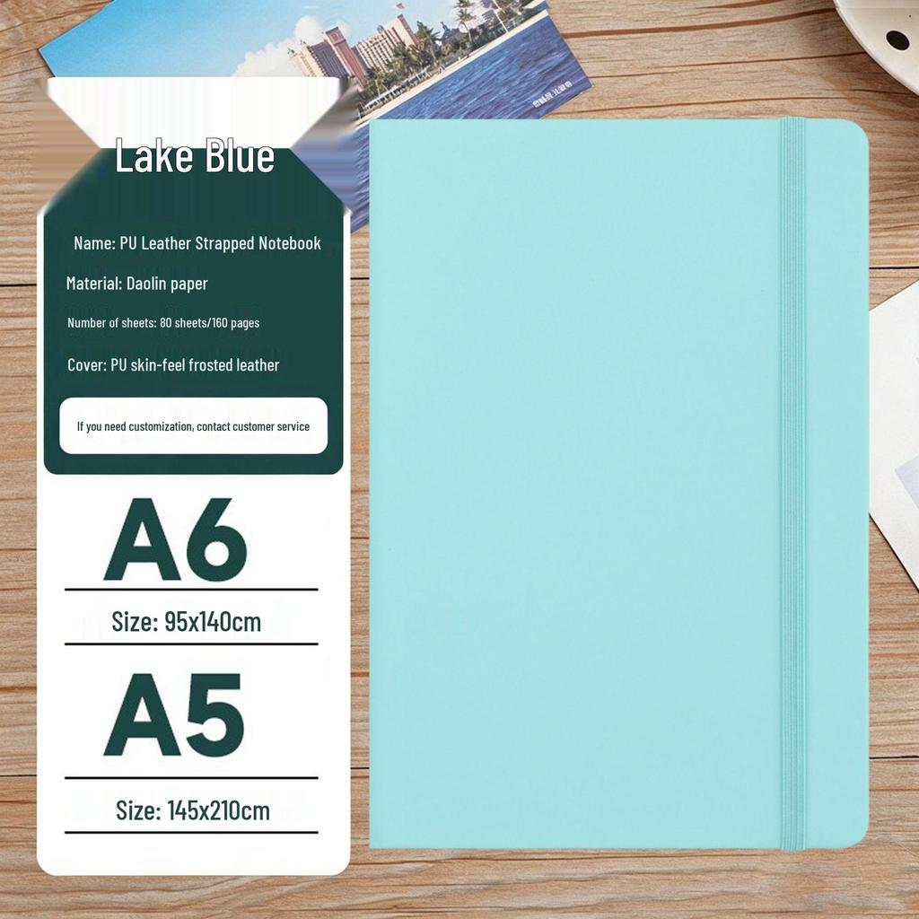 Custom A5/B6 Bullet Journal with High-Quality Design, Logo Printing Option