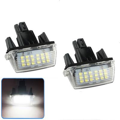 2 luces LED blancas para matrícula para Toyota Camry Yaris Vios Avensis