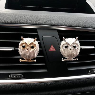 1pcs Cute Owl Perfume Car Air Freshener Cartoon Car Styling Air Conditioner Perfume Auto Vent Clip