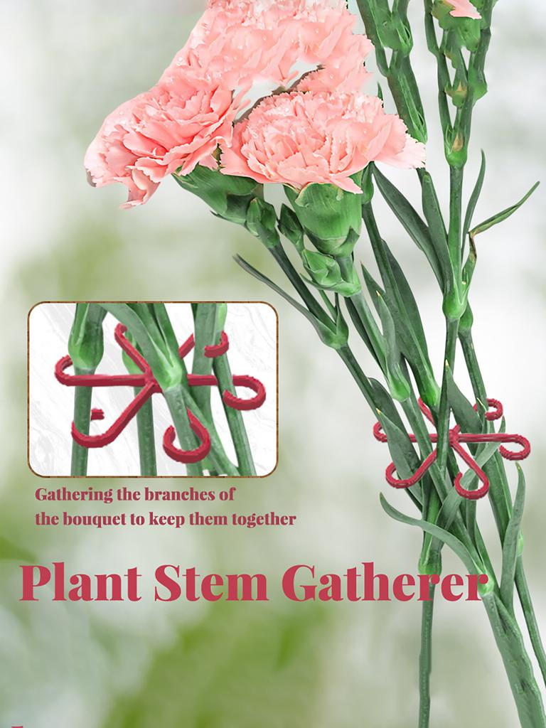 4PCS Reusable Plant Stem Folding Frame Garden Tools No Stake Trellis Plant Stem Support Support Branches Stem Organizer