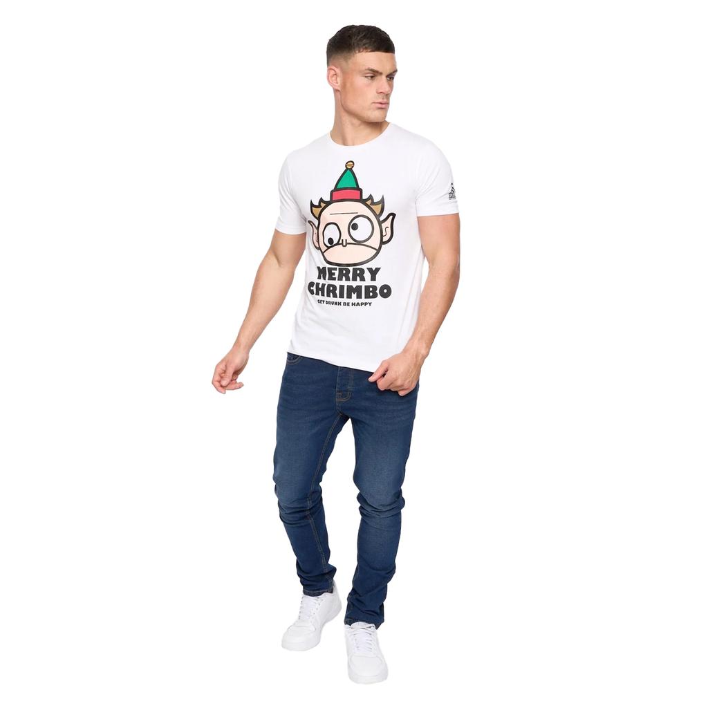 Camiseta de Natal Xplicit Masculina Elfo Bêbado