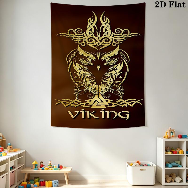 Spirit Tapestry Warrior Wisdom Decor Tapestry Wallmounted Background Cloth Background Cloth Wall Covering Decoration Background Wall Hanging Cloth