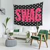 Swag Polka Dot Tapestry 2DSingle Print Bold Stylish Durable Decorative Wall Tapestry Modern Wall Art Living Room Bedroom Decorat