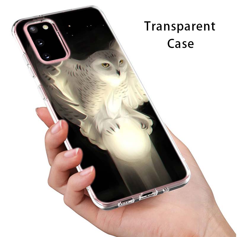 Camouflage Owl Animal For Samsung Galaxy S22 Pro S21 S20 FE Ultra S10 S10E Lite S9 S8 Plus S7 S6 Edge Soft Phone Case