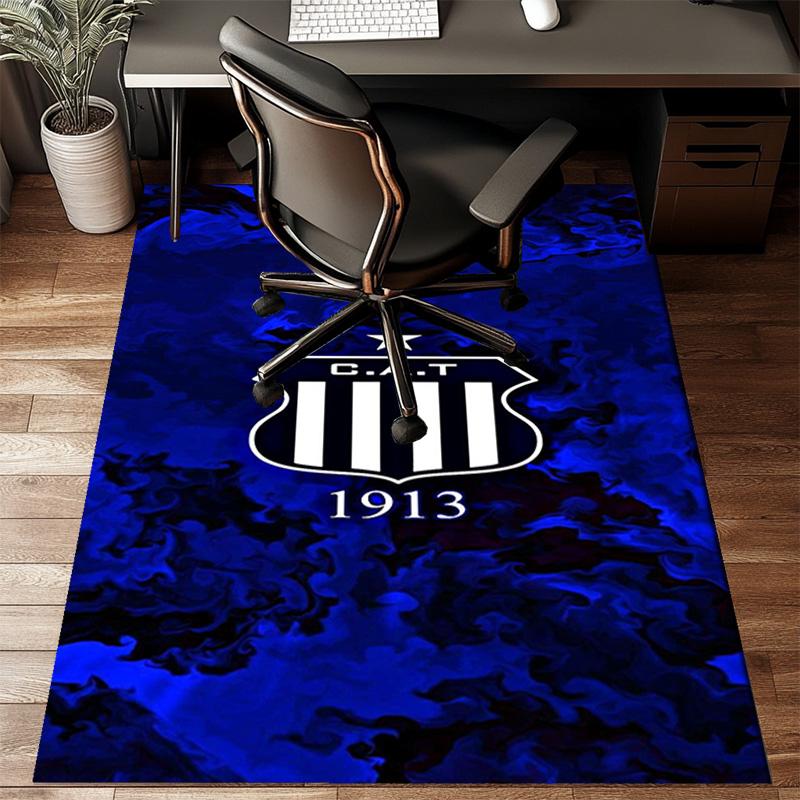 Atletico Talleres Design Rug Game Carpet, Floor Mat for Bedroom Living Room Entryway Rug, Home Decor Idea Gift for Christmas Birthday