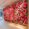 Handmade Artificial Flower Wall Panels 60X40cm Silk Rose Flower Wall  Home Decor