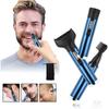 4 in 1 Nasenhaartrimmer Set USB Wiederaufladbar Kabellos Tragbar 400mAh Augenbrauen Bartschneider Set Himmelblau