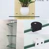 Bracket Glass Door Clamp Wall Mount Cabinet Door Clip Creative Frameless Brackets  Bathroom