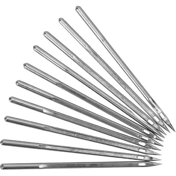 

Shoe Repairing Machine Needle, Hand Shoes Repair Tool Accessory Leather Cobbler Sewing Needles Small Heavy Duty Replacements Spare Parts Silver SL-18