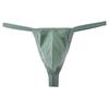 Stylish Solid Color Men's Thong Buttery Soft G-String Lightweight Perfect for Everyday Underpant