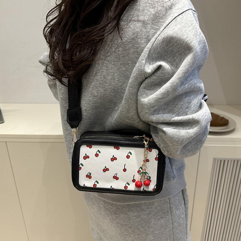 Summer New Stylish Small Square Bag Fashionable Simple Style Casual Crossbody Shoulder Bag Square Handbag Purse