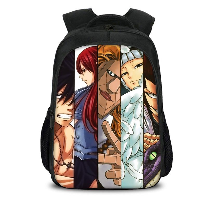 Fairy Tail Double Layered Backpack Boys and Girls Best Gift Stationery Sport Travel Large Capacity Bookbag