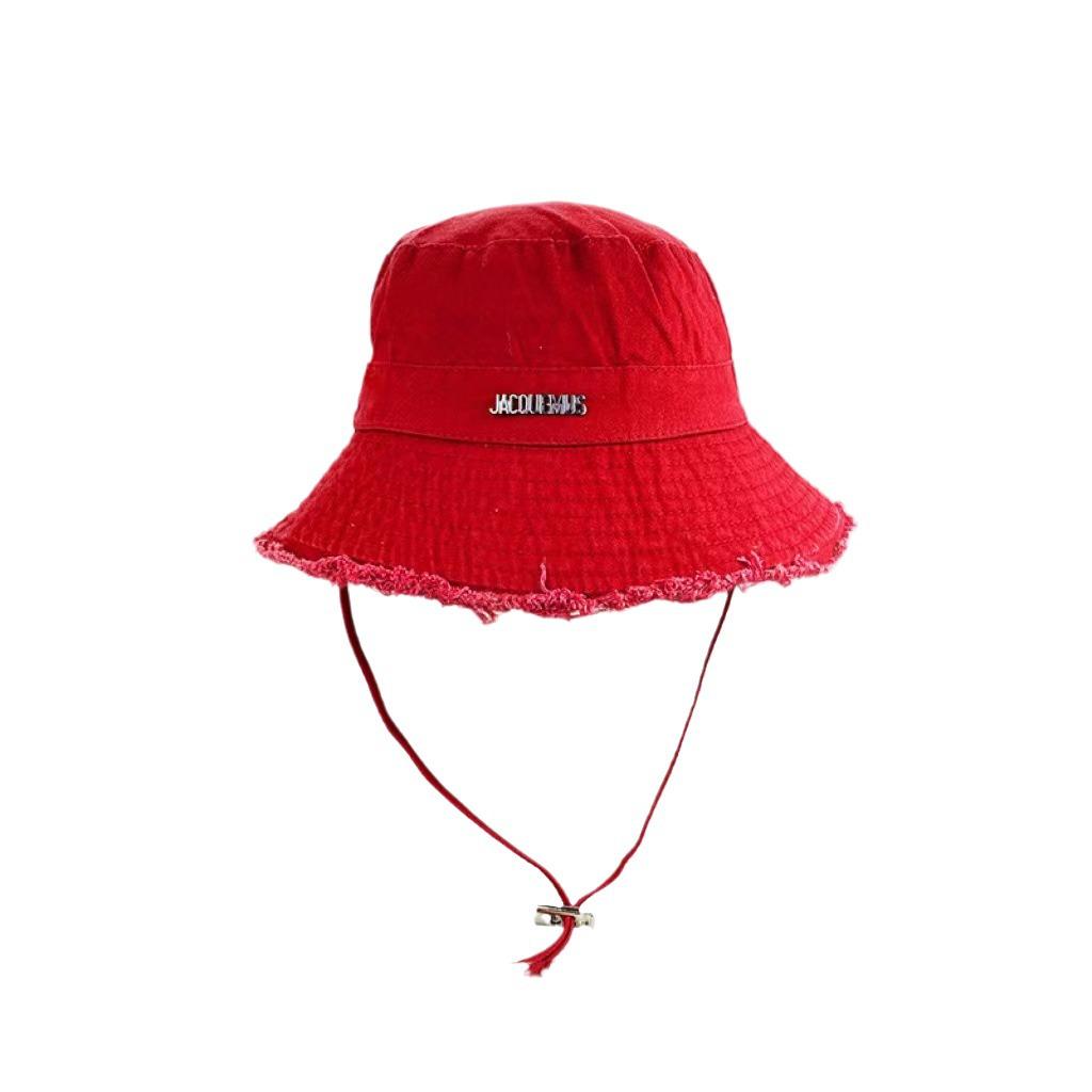 Hyuna JACQUEMUS Retro Japanischer Edge Fischerhut - Frühling/Sommer Koreanischer Stil Becken Sonnenhut für Damen