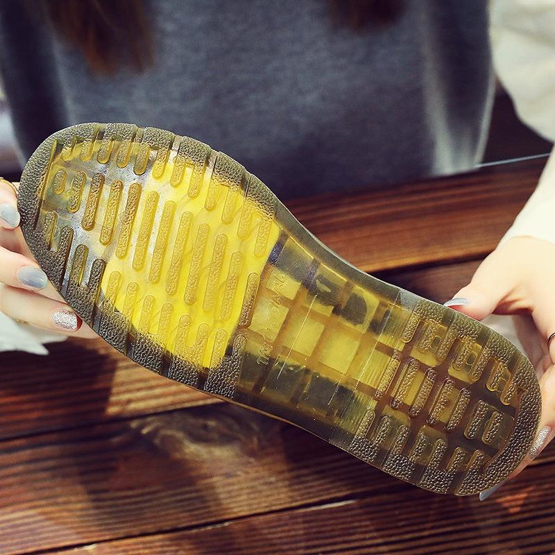 Chelsea Boots Damskinn Par Martin Boots Herr Brittiska Korta Stövlar Herr och Dam Casual Stor Storlek Läderskor