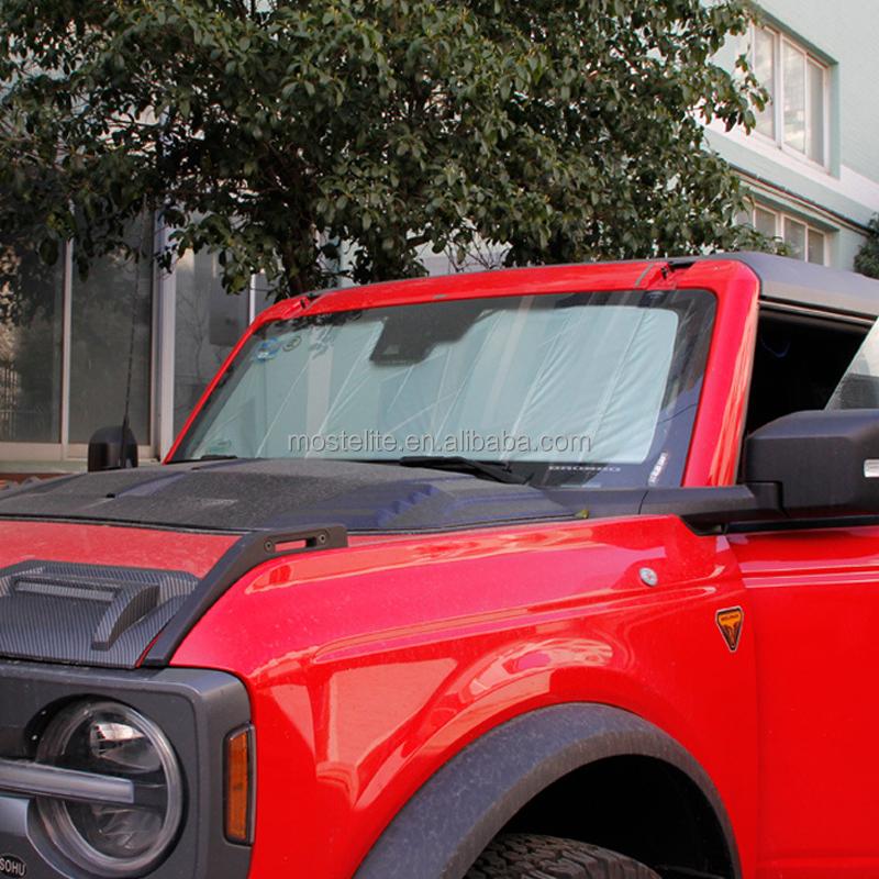 New Ford Bronco Accessories Aluminum Foil Car Window Windshield Visor